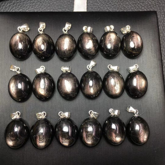 Hypersthene pendant silver 925