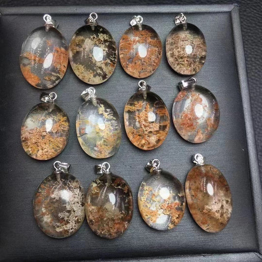 Garden quartz pendant silver 925