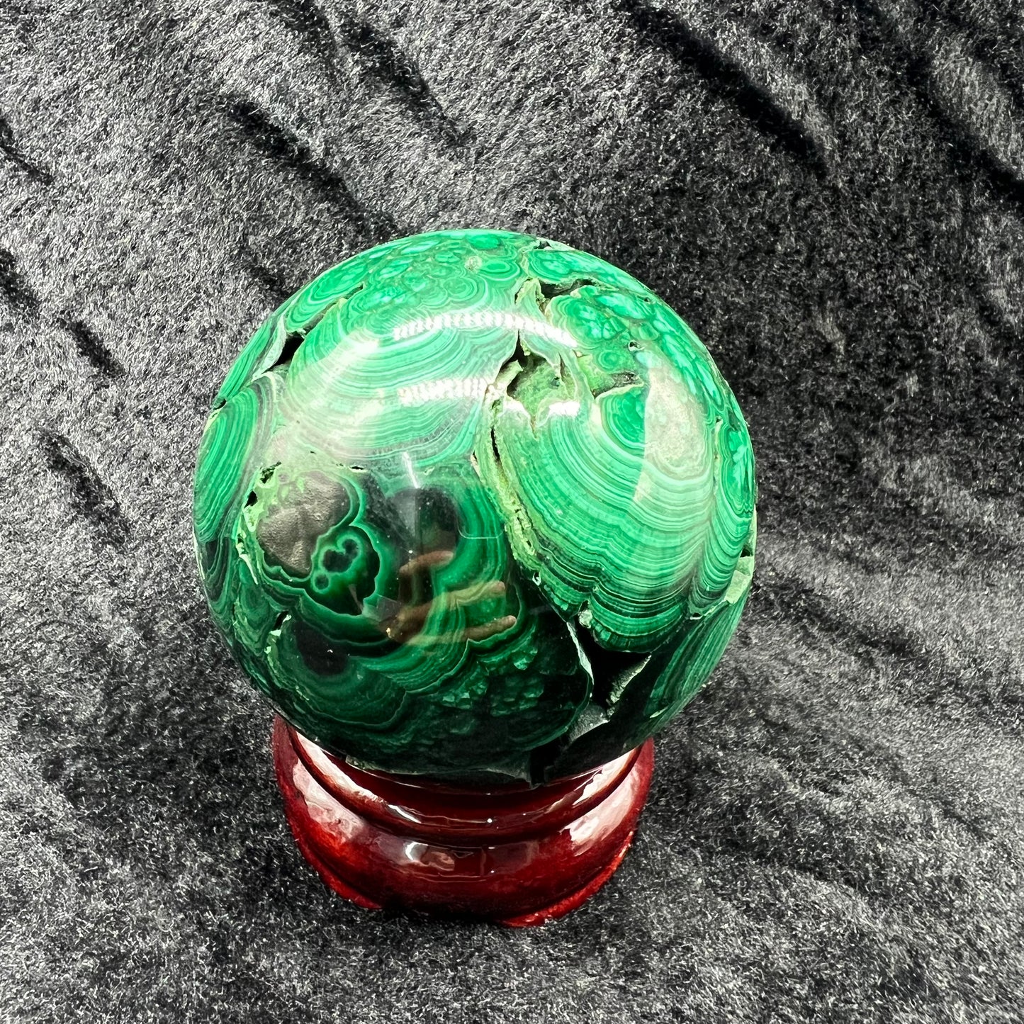Malachite sphere