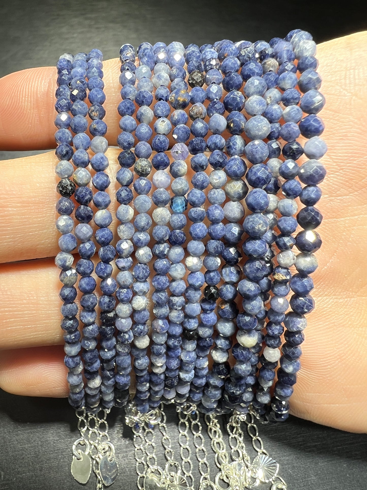 Blue sapphire bracelet