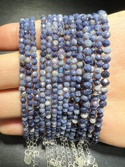 Blue sapphire bracelet