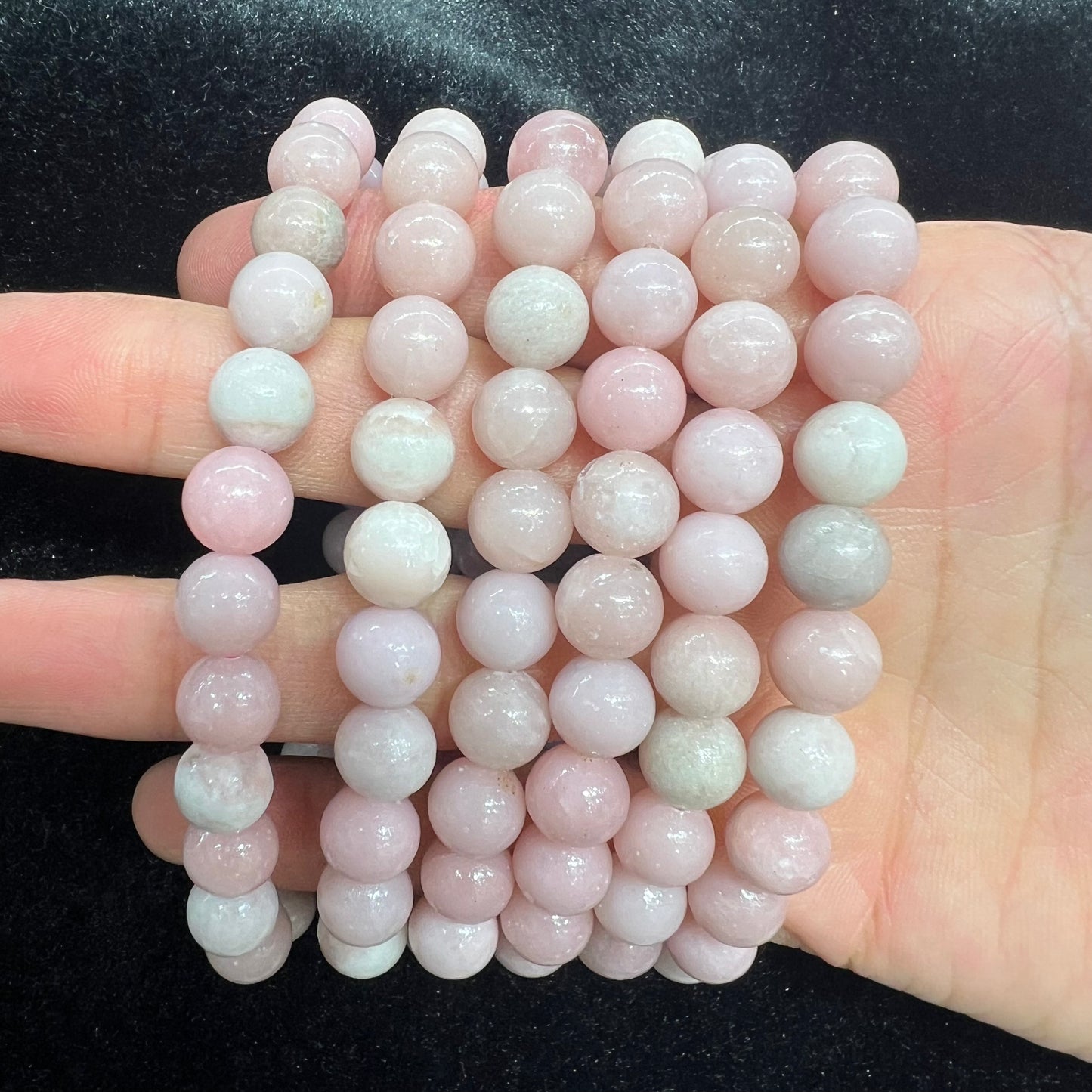 Pink opal bracelet