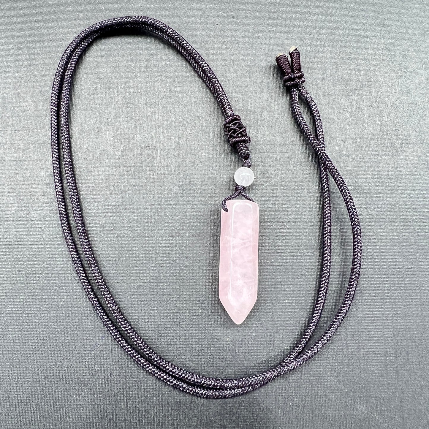 Crystal point necklace