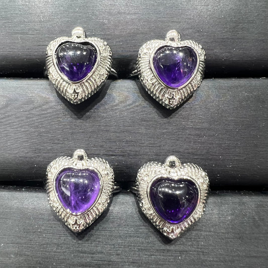 Amethyst ring copper