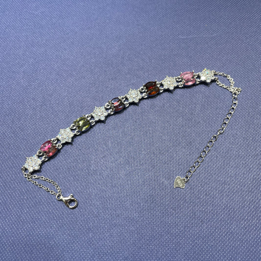 Tourmaline bracelet silver 925