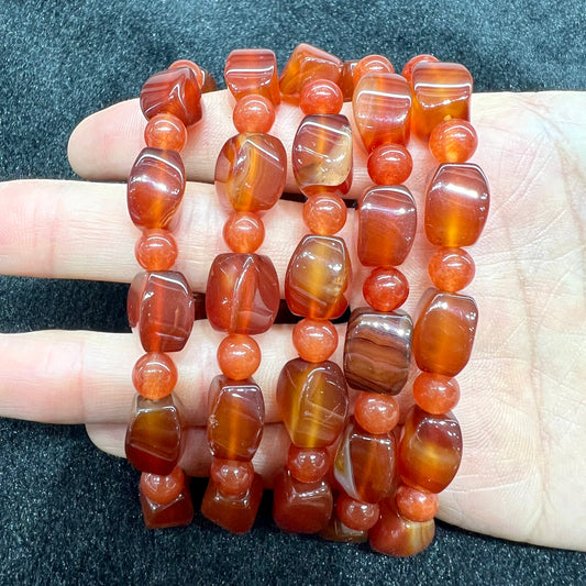 Red agate bracelet
