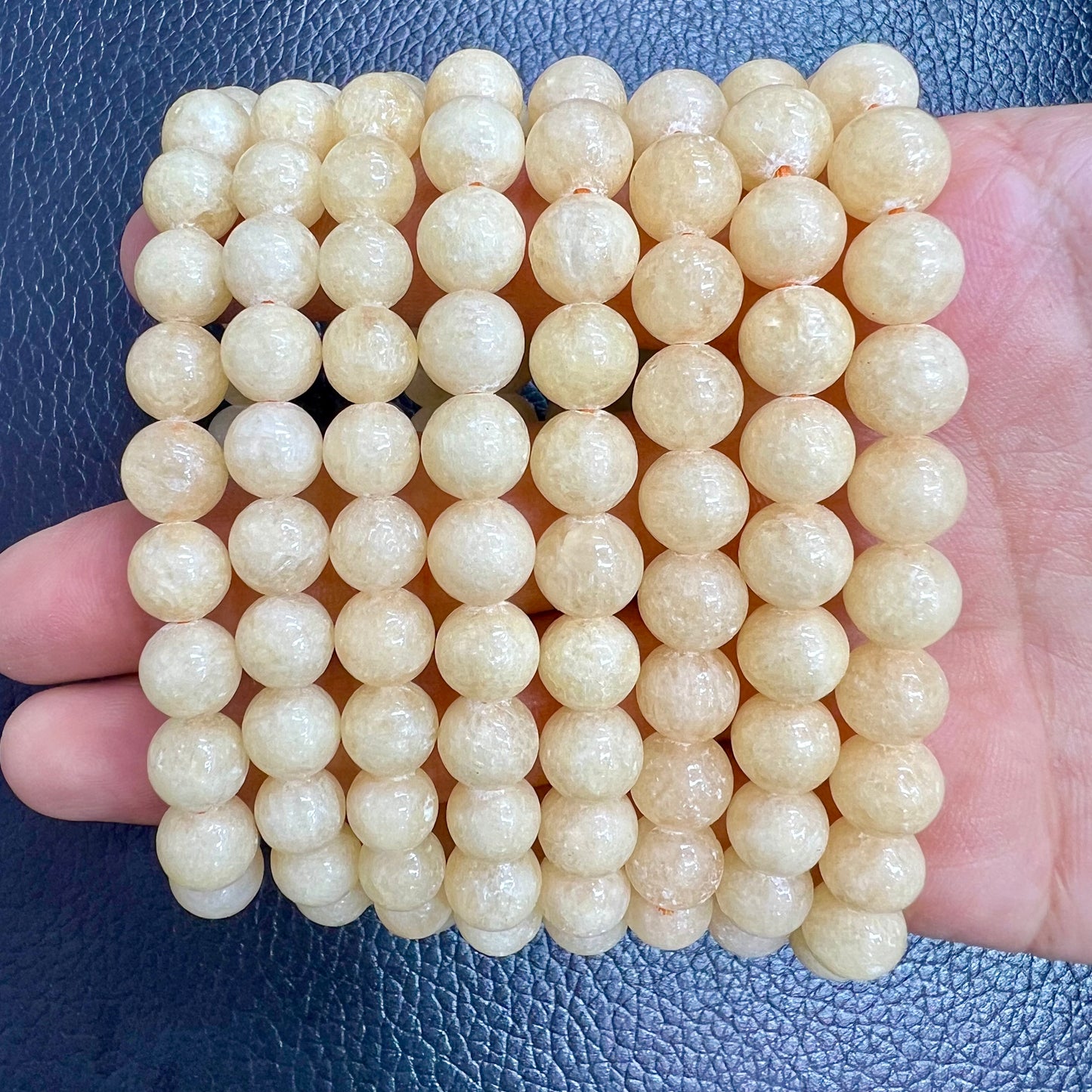 Yellow jade bracelet