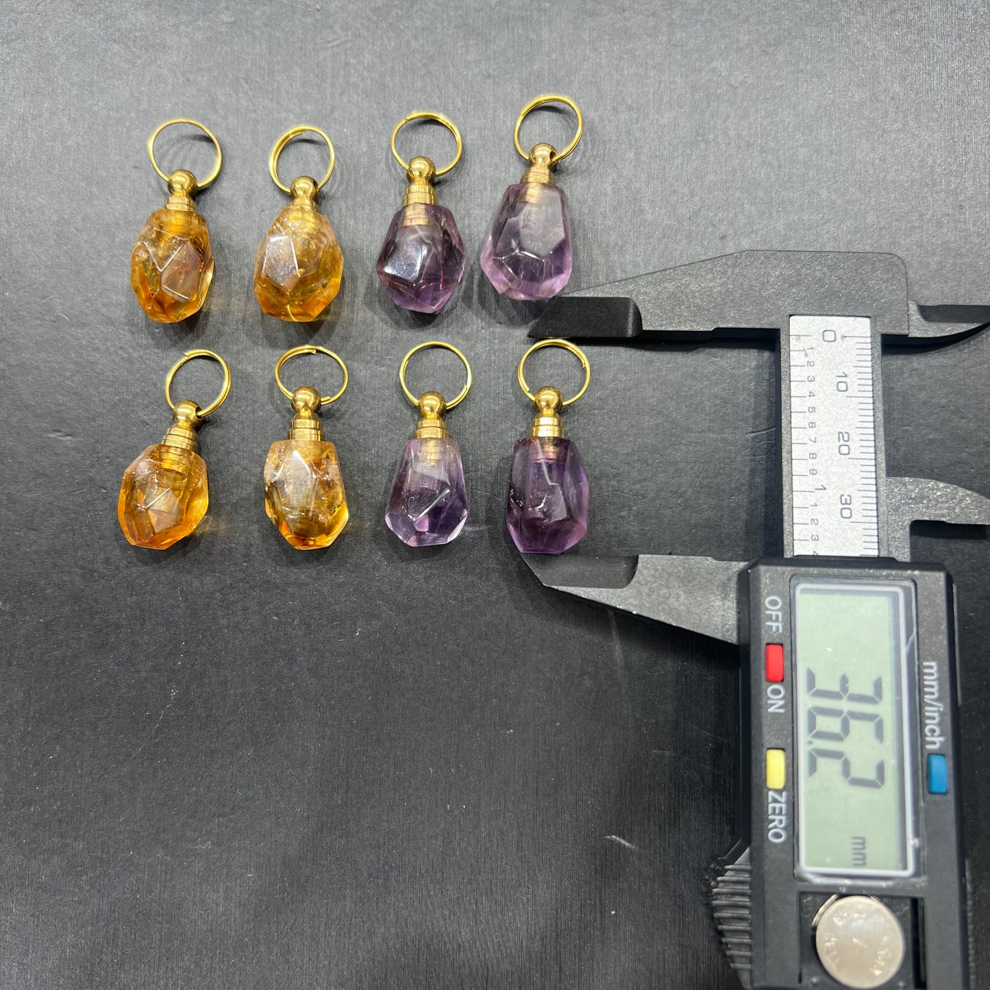 Perfume bottle pendant