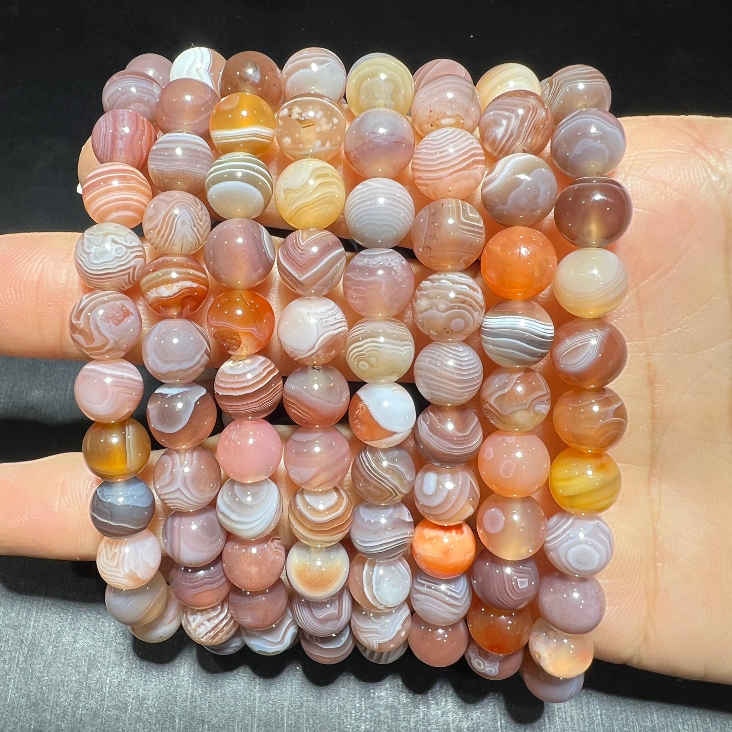 Pink Boswana bracelet