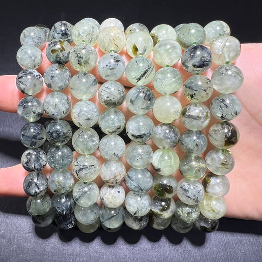 Prehnite bracelet