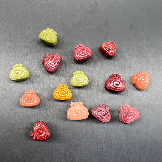 Alashan agate handbag bead