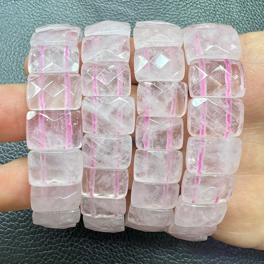 Rose quartz bangle