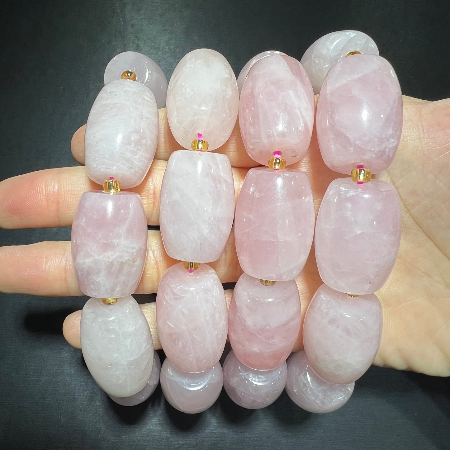 Rose quartz bracelet