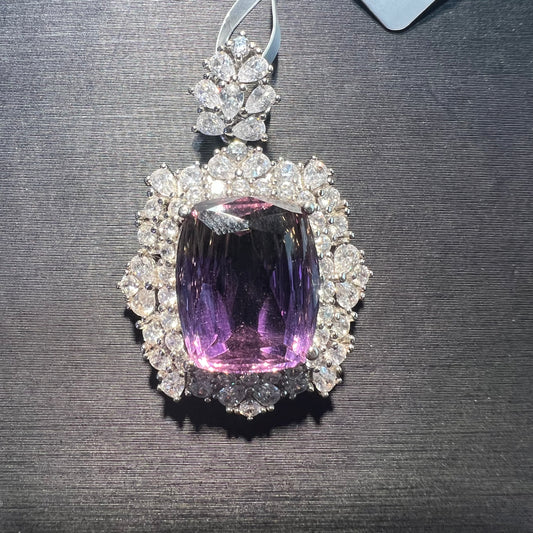 Amethyst pendant silver 925
