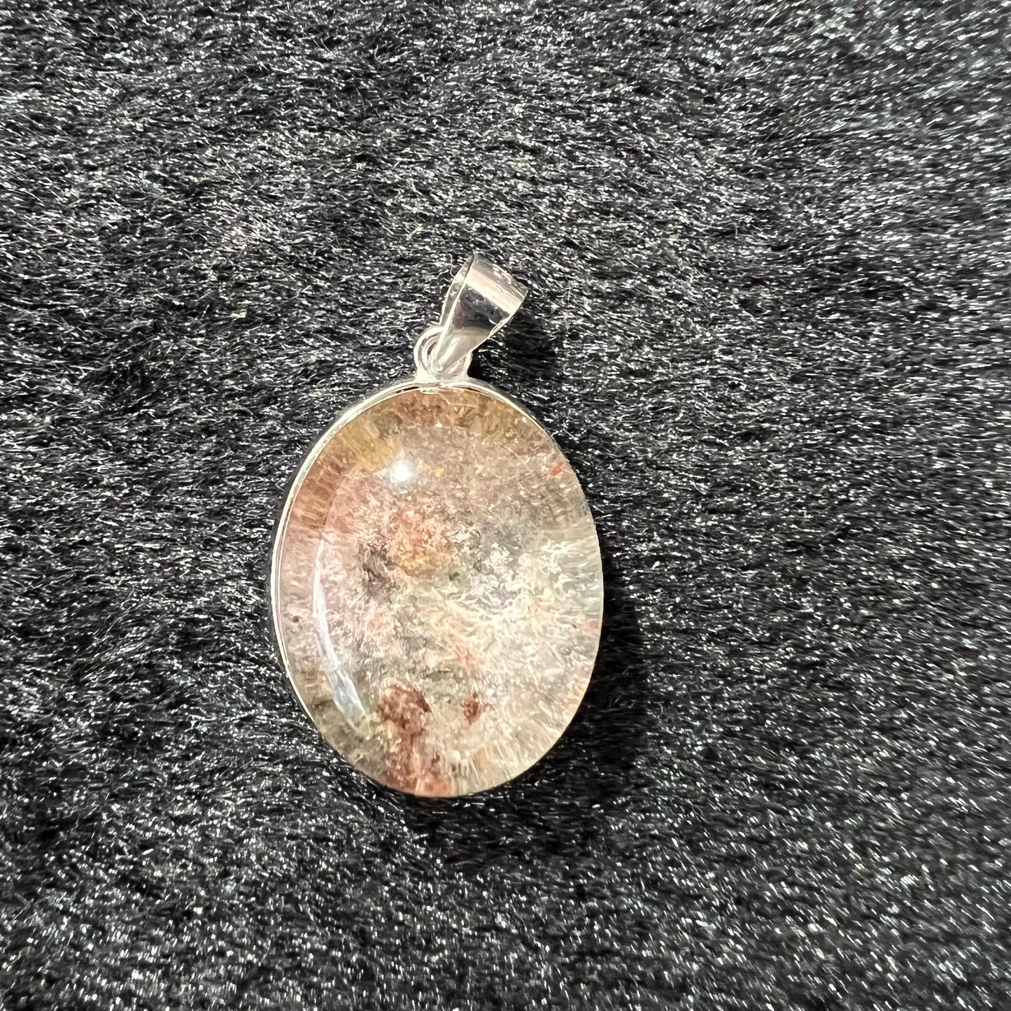 Garden quartz pendant silver 925