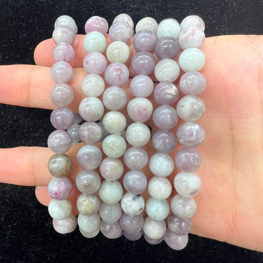 Pink tourmaline bracelet