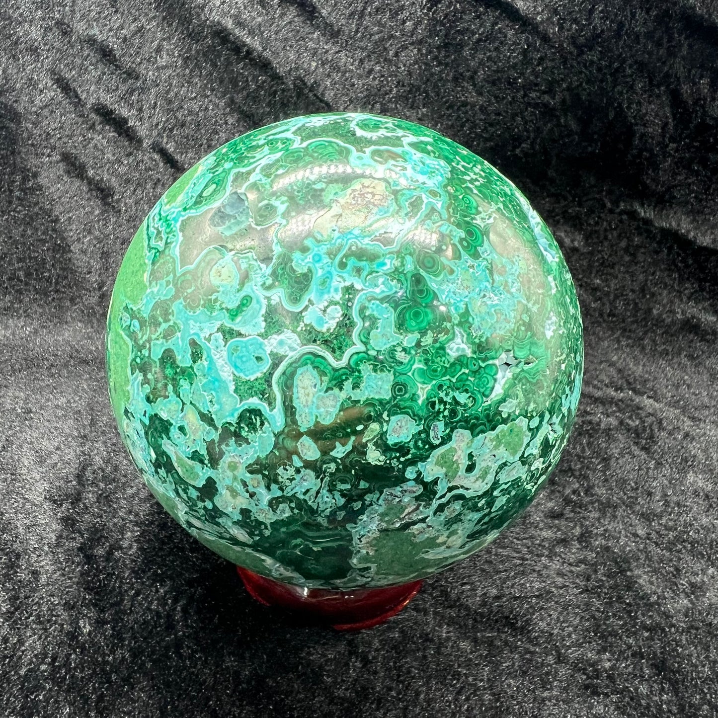 Chrysocolla sphere