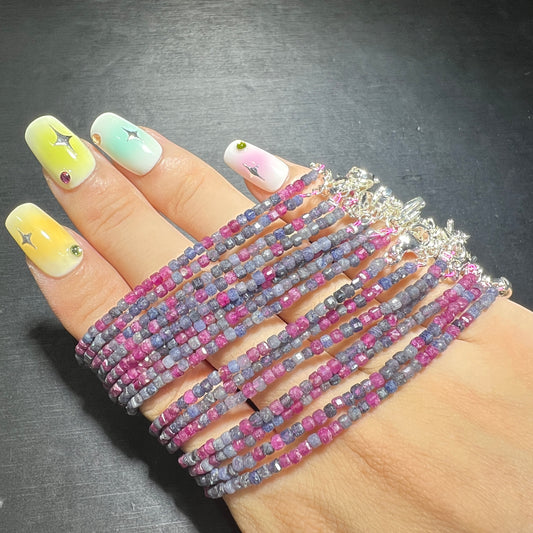 Ruby & sapphire bracelet