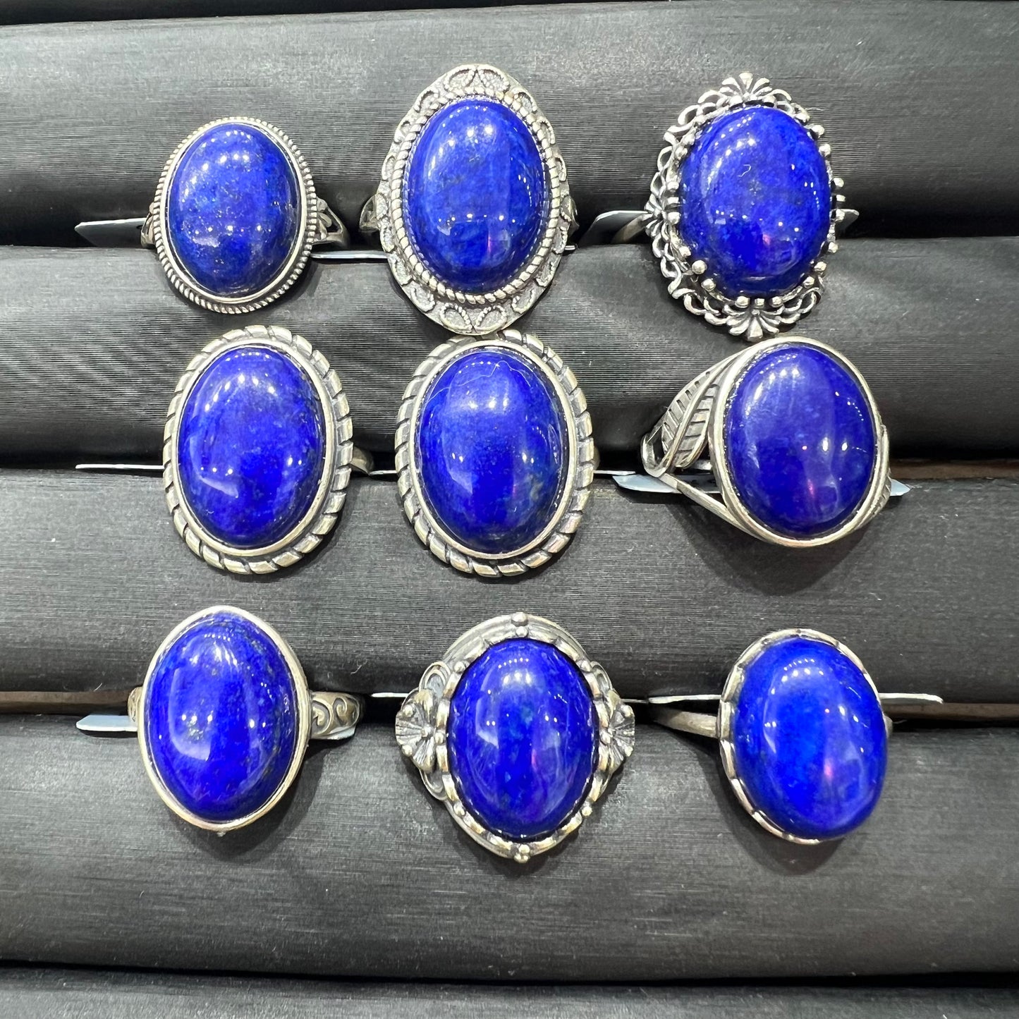 Lapis ring silver