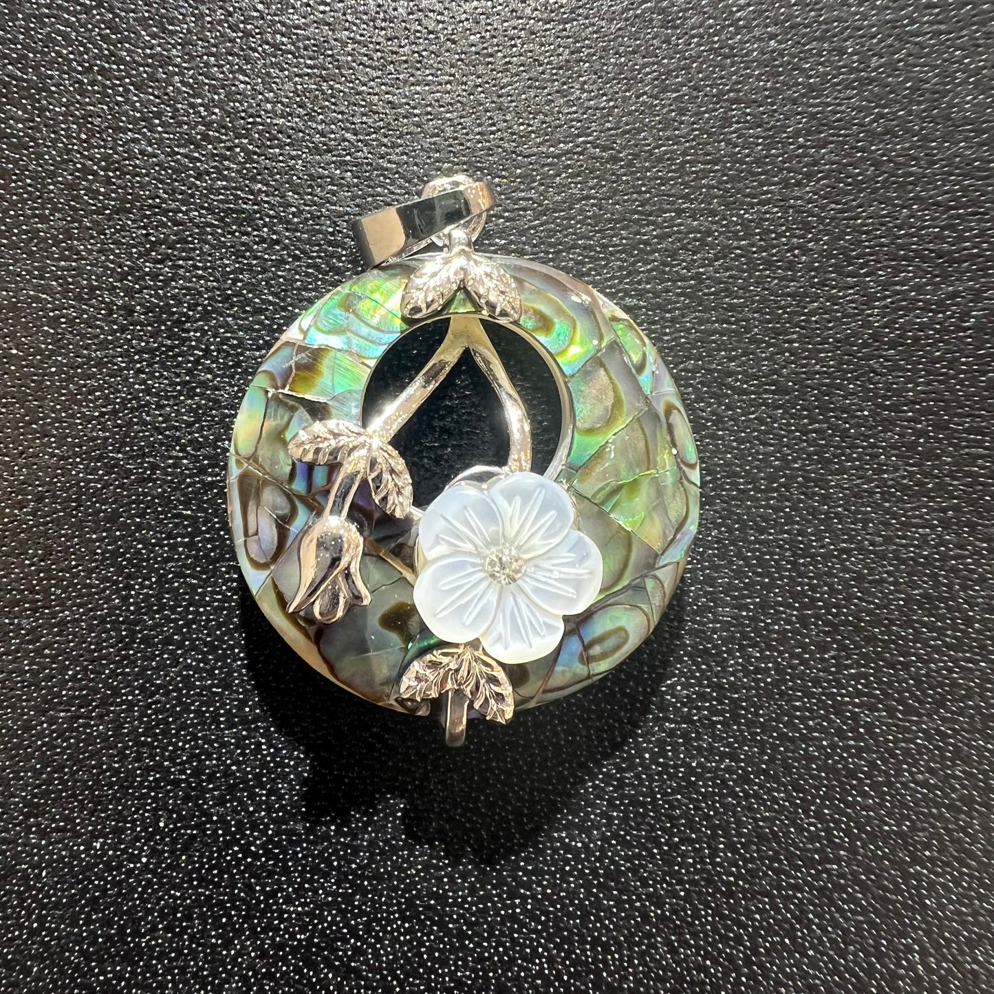 abalone shell pendant