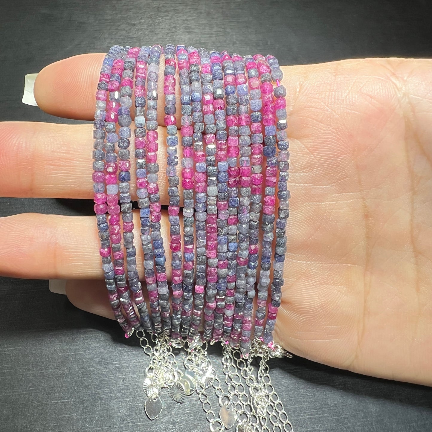 Ruby & sapphire bracelet