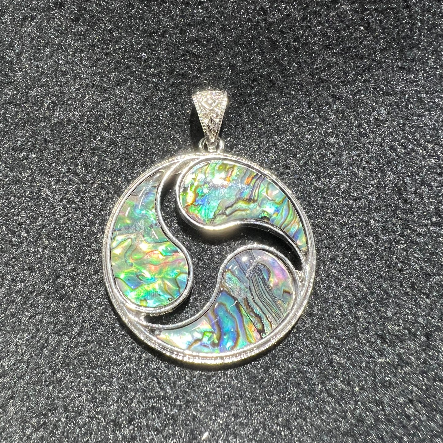 Abalone shell pendant