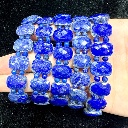 Lapis bangle bracelet