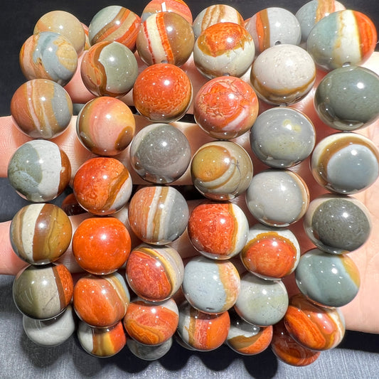 Polychrom stone bracelet