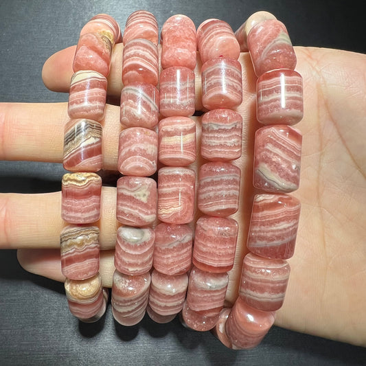 Rhodochrosite bracelet