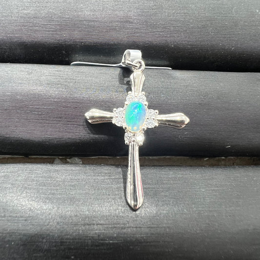 Opal pendant silver 925