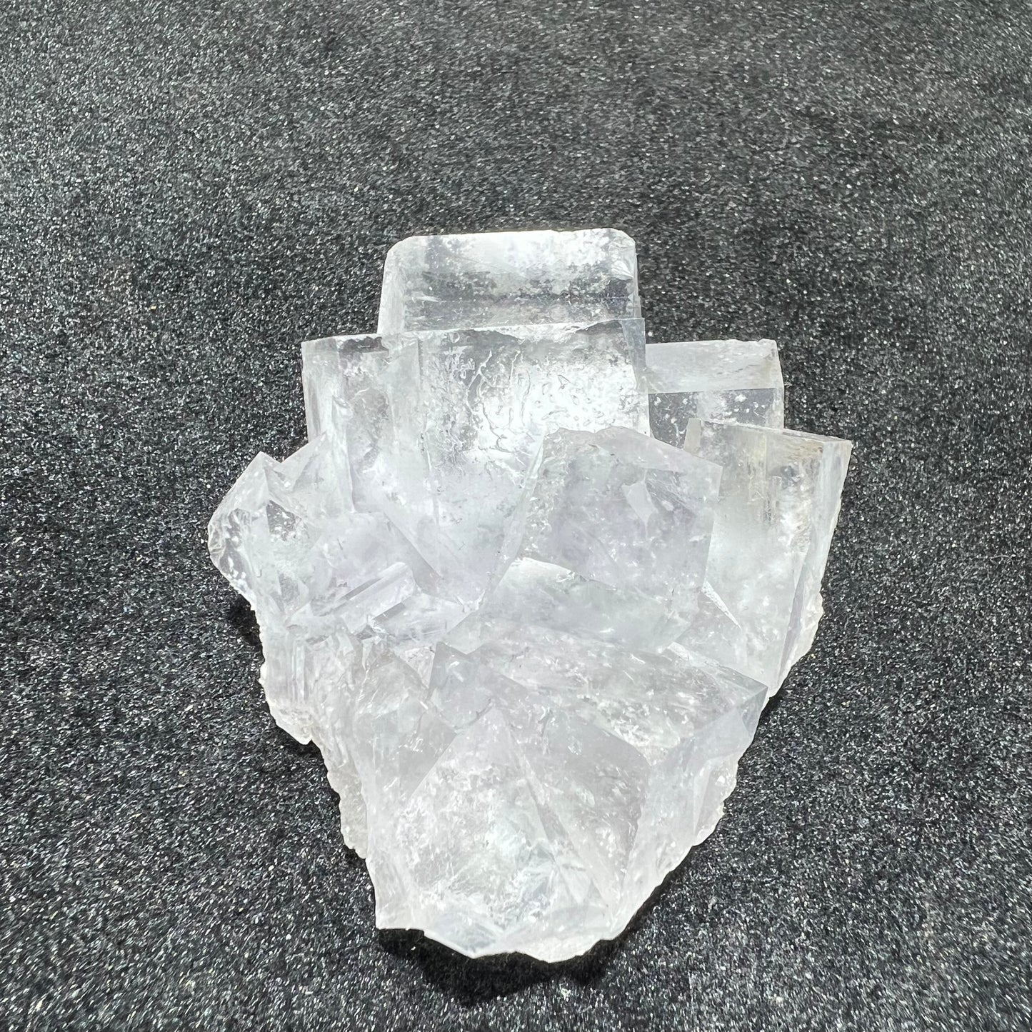 White fluorite specimen