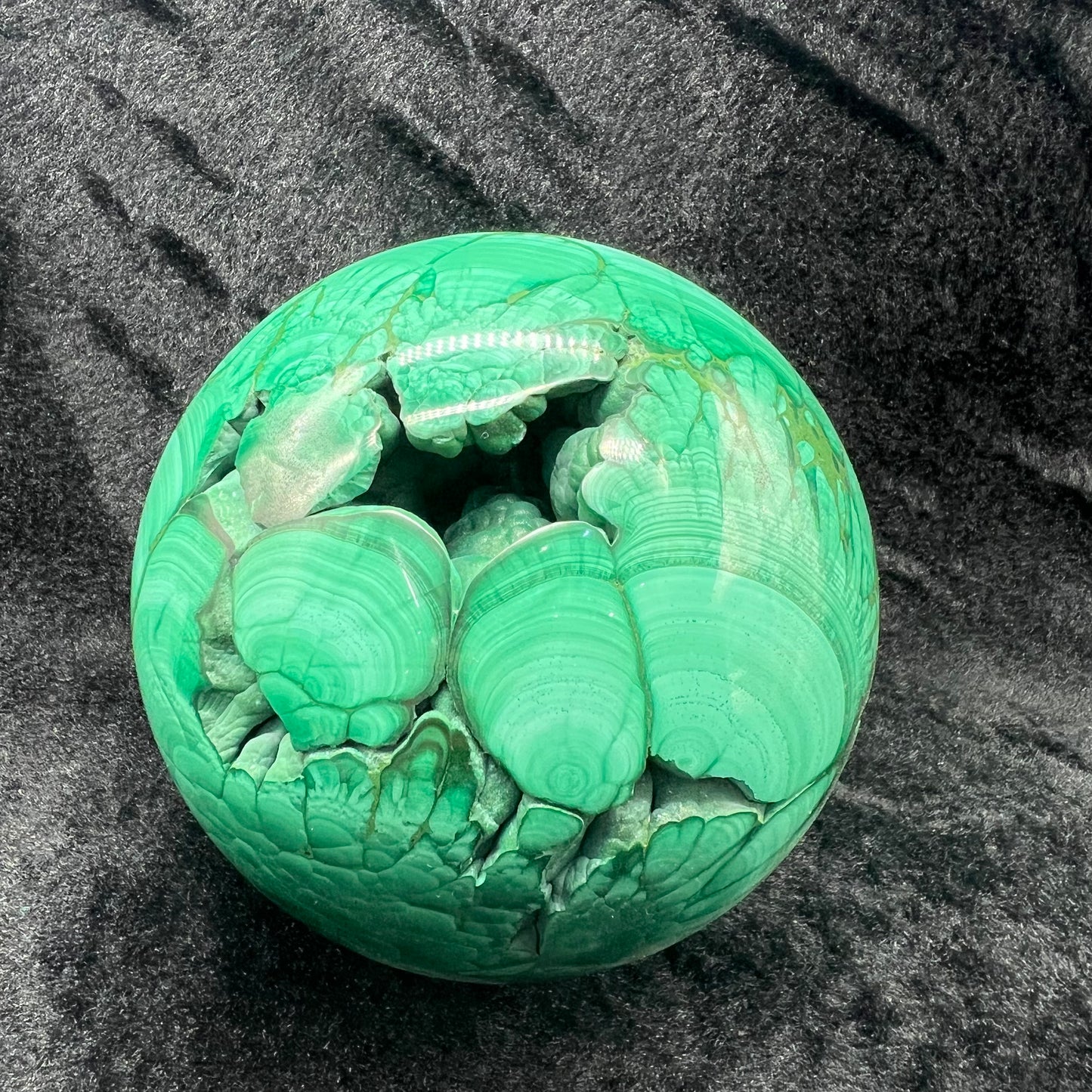 Malachite sphere