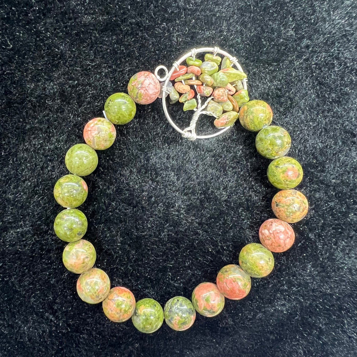 Amethyst lift tree bracelet