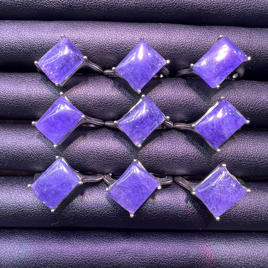 Tanzanite silver ring