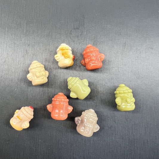 Alashan agate feeder bead