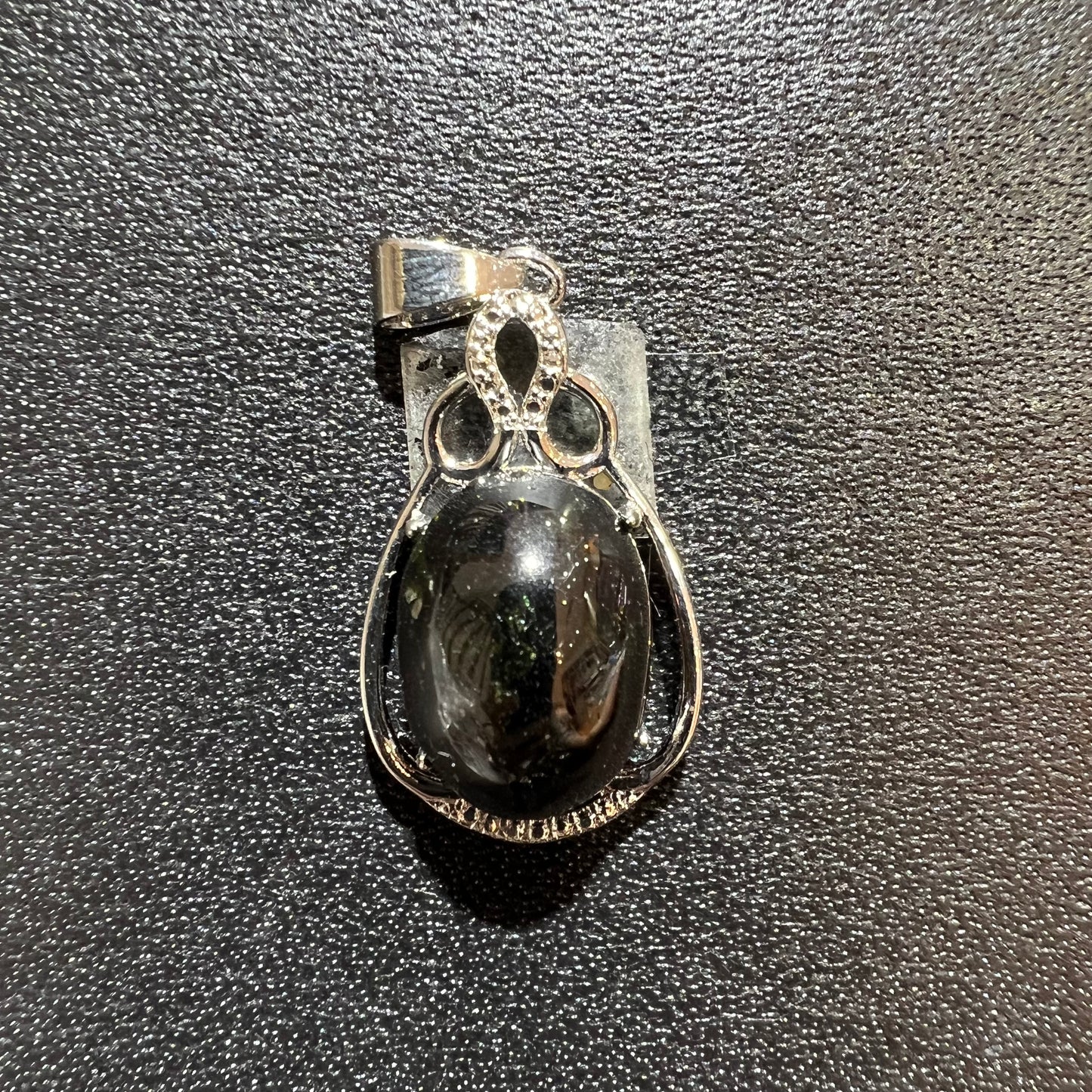 Black tourmaline pendant