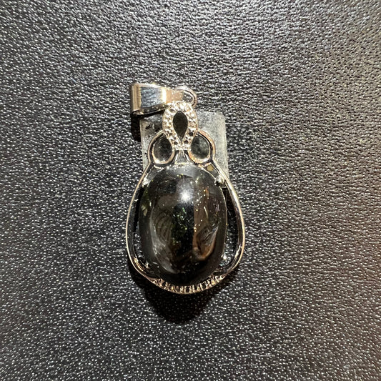 Black tourmaline pendant