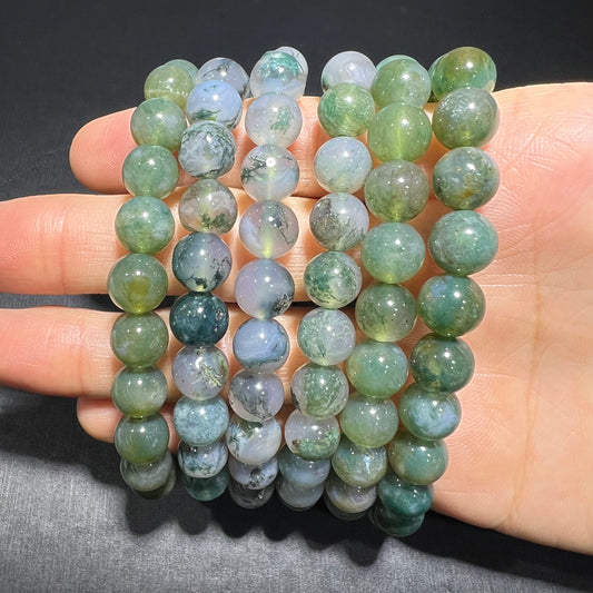 Moss agate bracelet