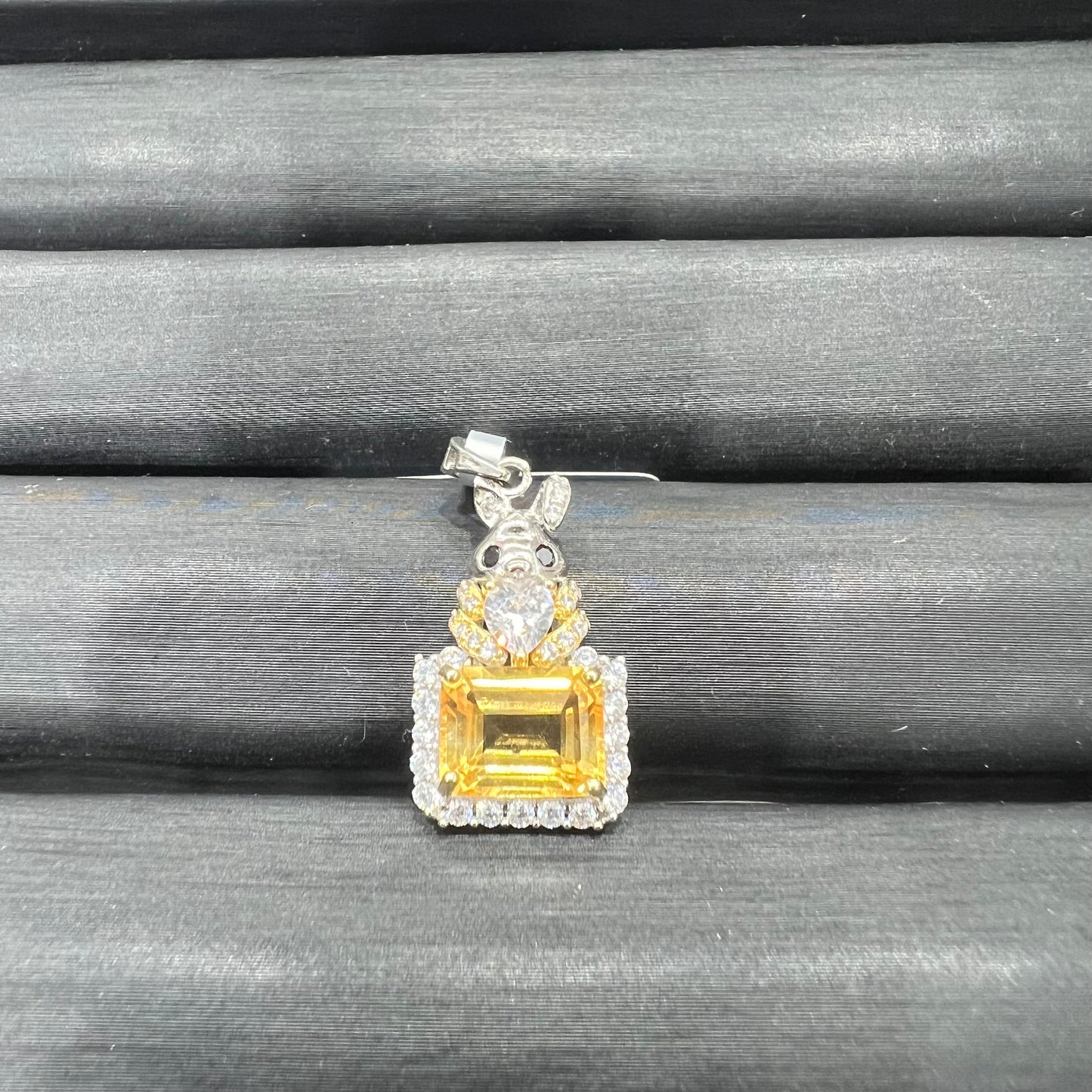 Citrine pendant silver 925