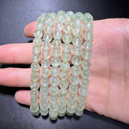 Prehnite bracelet