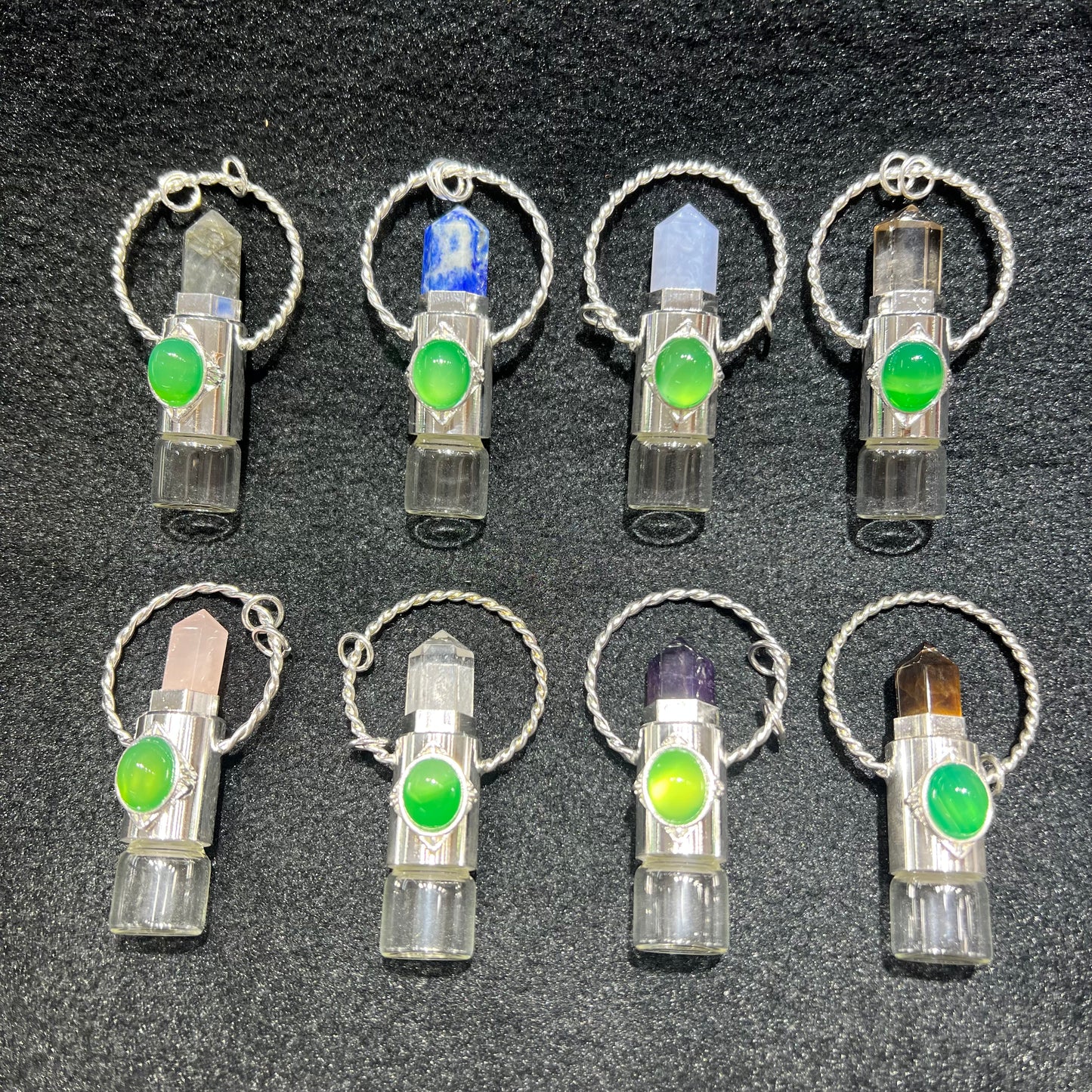 essential oil bottle pendant