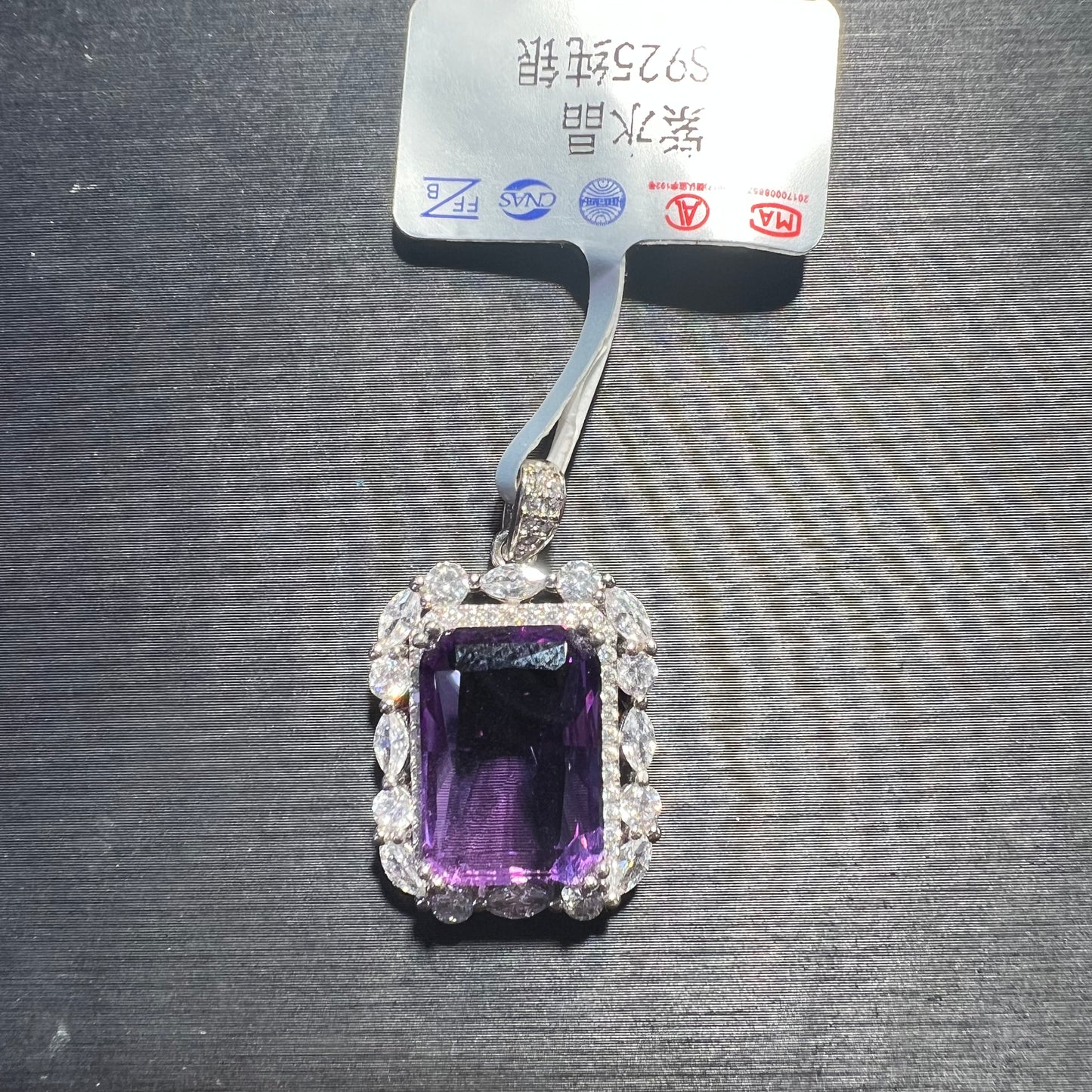 Amethyst pendant silver 925