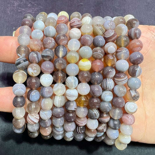 Boswana agate bracelet