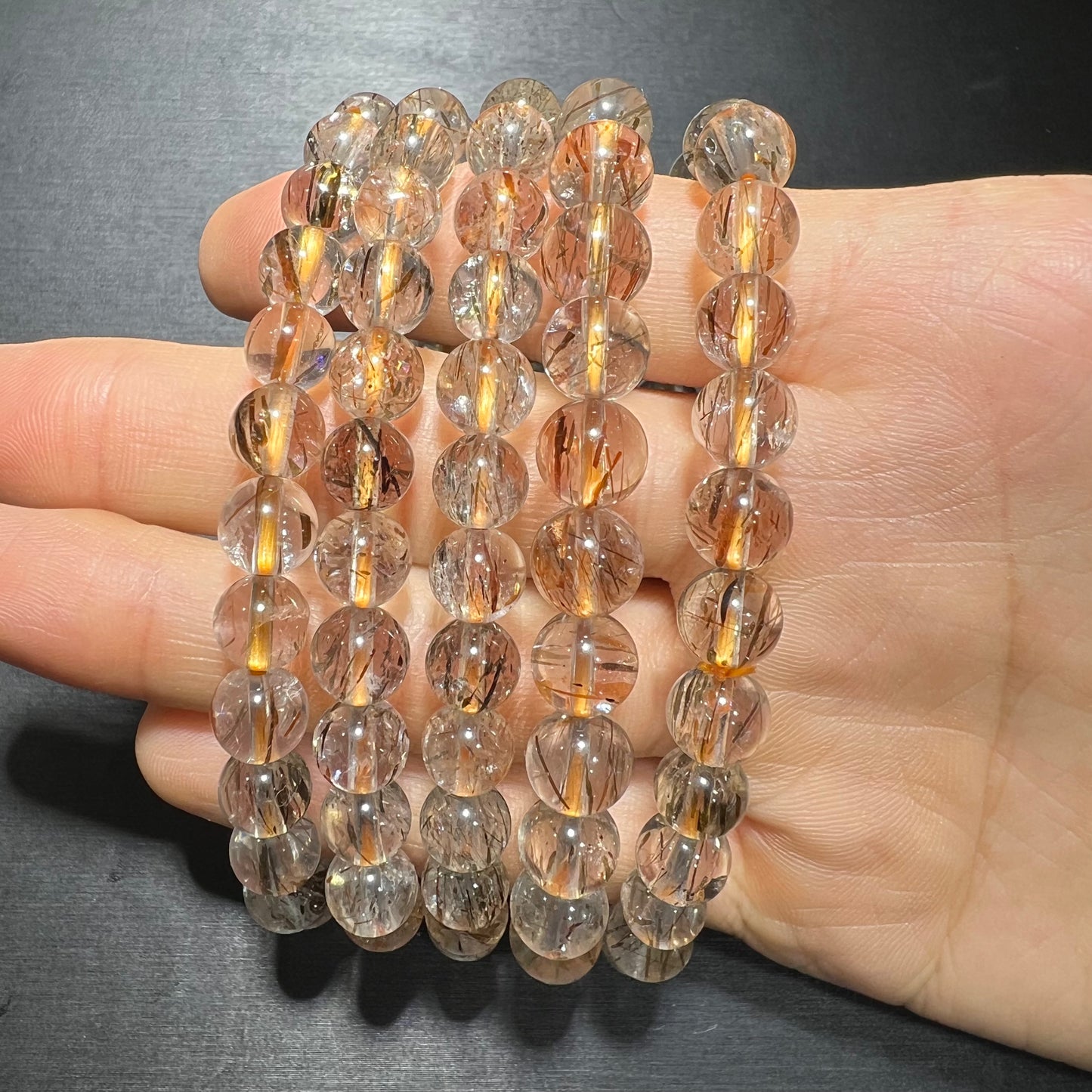 Black super seven bracelet