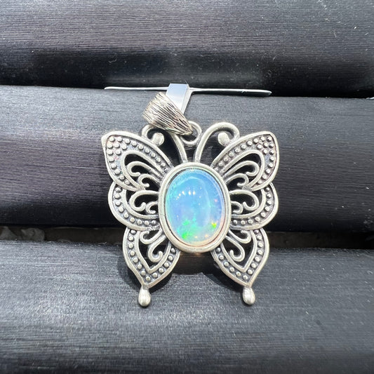 Opal pendant silver 925