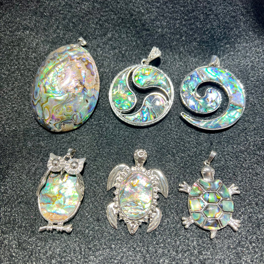 Abalone shell pendant