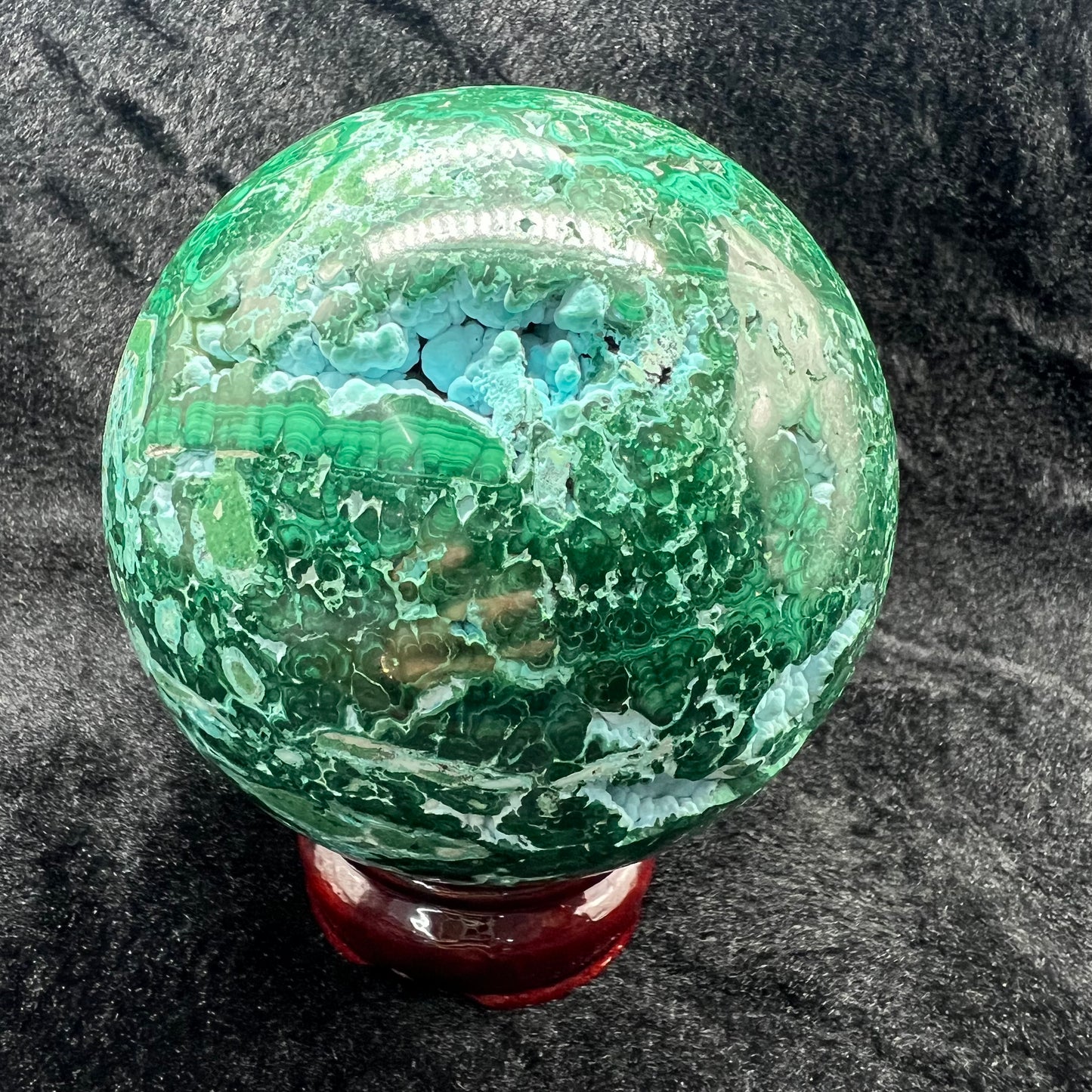 Chrysocolla sphere