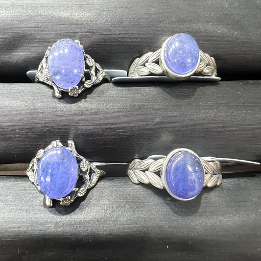 Tanzanite ring silver 925
