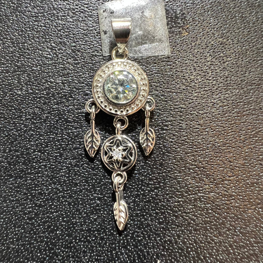 Mosang diamond pendant