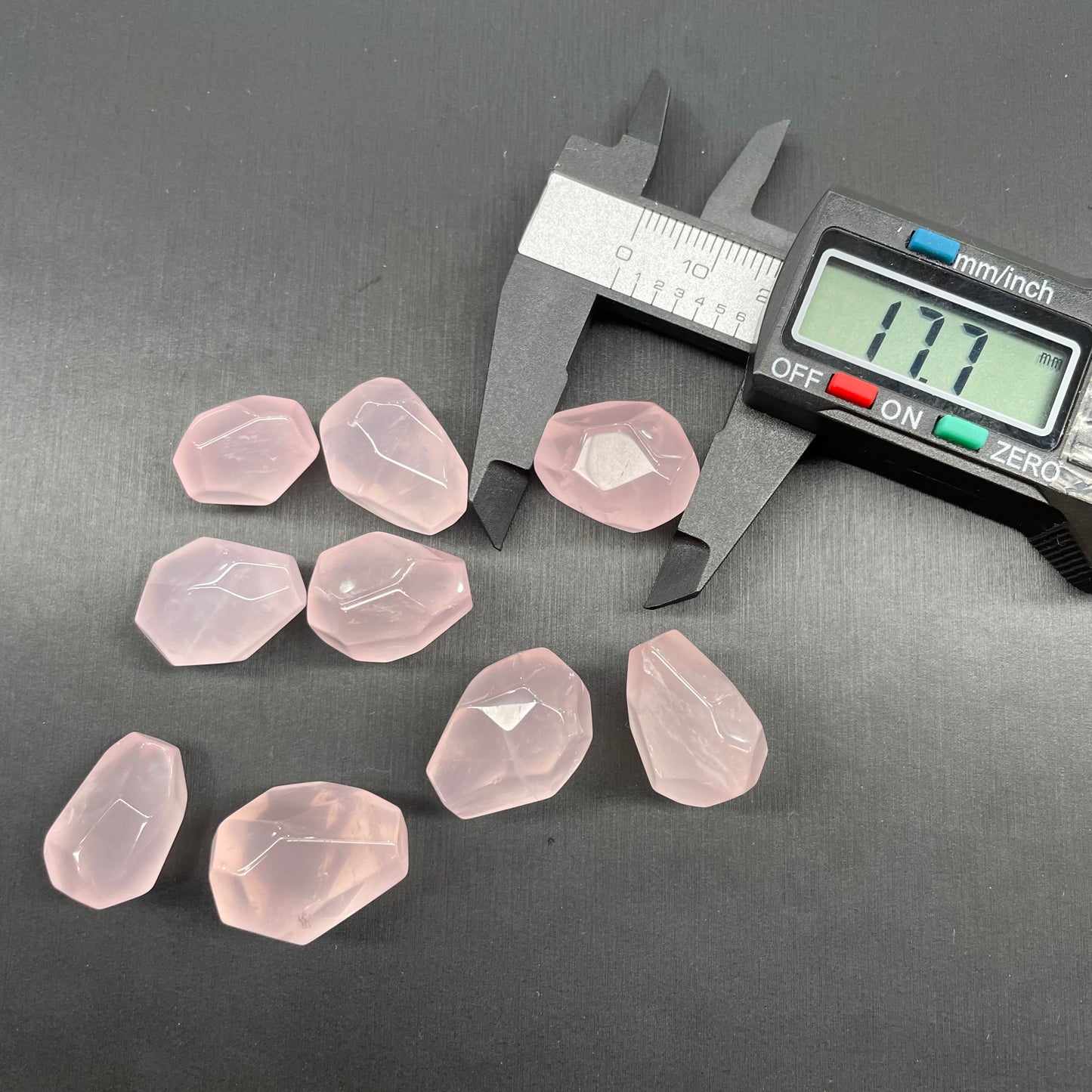 Rose quartz free form